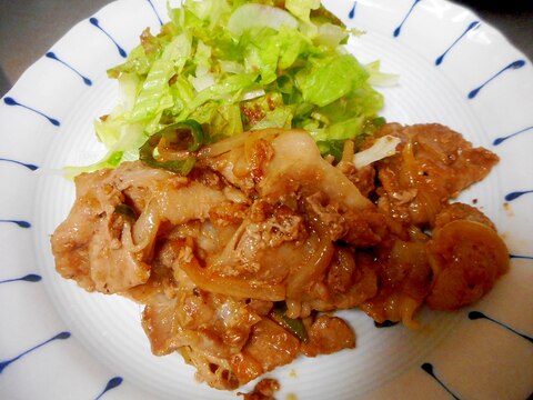 豚の醤油麹バター生姜焼き